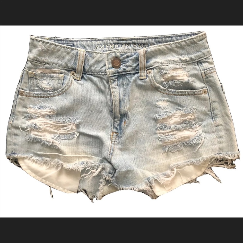 American Eagle distressed shorts